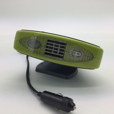 緑の携帯用車のヒーターのPicの発熱体が付いている自動ファン ヒーター2スイッチ