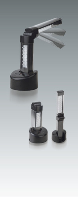 運ぶために軽いNI MH電池のポータブルを働かせる適用範囲が広いヘッドライトの黒LED