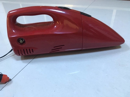 2 1 DCインフレーションFuctionを用いる車のための12Vのに付き赤くおよび黄色の豪華な携帯用車の掃除機