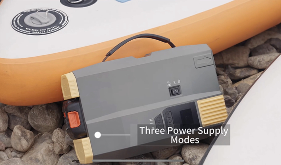 充電可能な電池とAC電源線付きの12vパドルボードポンプ