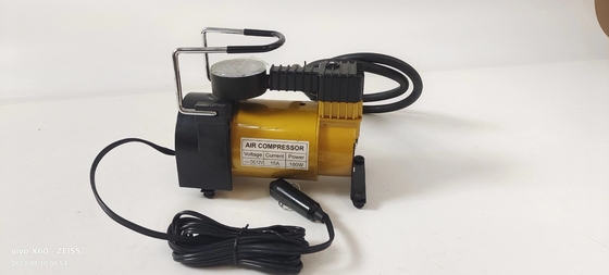 ポータブルメタルエアコンプレッサー DC12v シングルシリンダー 自動車タイヤ 膨張ポンプ 急速膨張