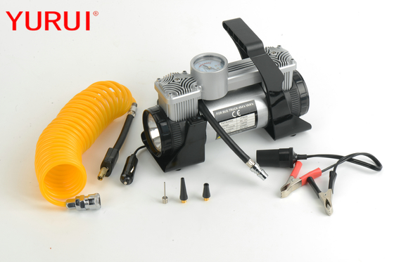 LED軽重用車用 携帯式空気圧縮機 DC12v ツールボックス付き