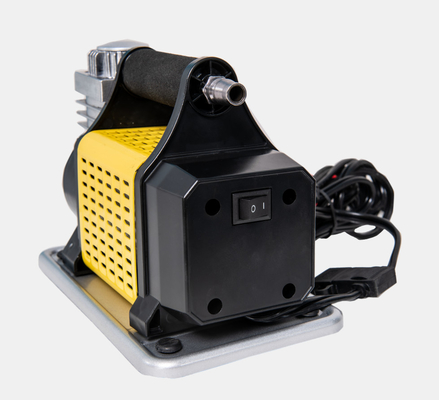 DC12V メタルポータブル 自動車タイヤ膨張器 メタル圧力計とホース