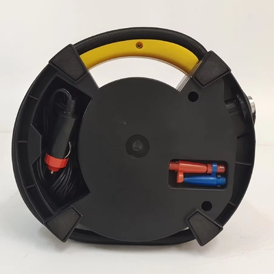 DC12V ハンドル付き ポータブルカーエアポンプ タバコプラグ付き