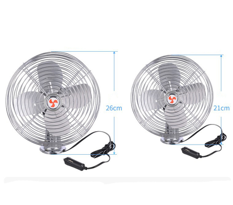 60のストリップとの安全金属の監視車の冷却ファンDirect Current 12v