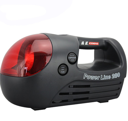1つのタイプ12vに付き車3つのための黒くおよび赤い携帯用空気圧縮機280のPsi