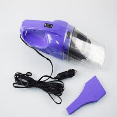 紫色の手持ち型の電池式の掃除機Dc 12vのプラスチック