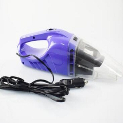 紫色の手持ち型の電池式の掃除機Dc 12vのプラスチック
