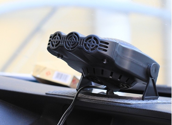 12v 150wの黒の携帯用自動ヒーターの涼しく暖かいスイッチが付いている小さいファン ヒーター