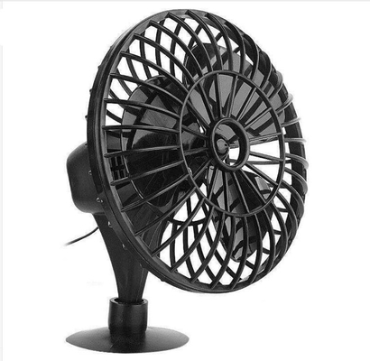 4"車のためのプラスチック自動車電気冷却ファン/黒い扇風機
