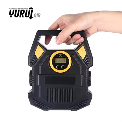 自動車用のポータブルタイヤ充電器 ライト付き12vの空気ポンプ