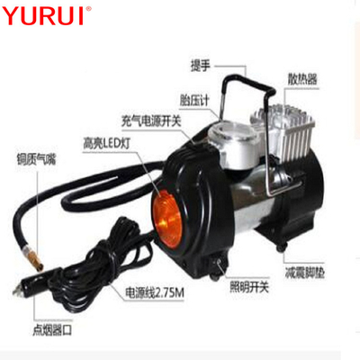 自動車 充電 鉄気圧縮機 LEDライト ツムツムライト タイヤ充電用