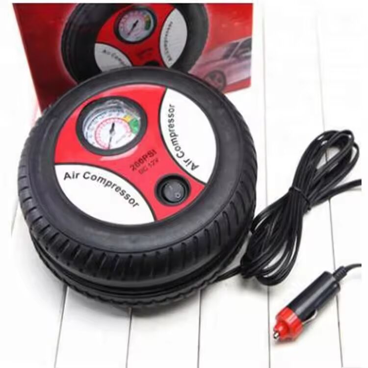 250PSI Portable Air Compressor with 1 Year Warranty and 16mm Cylinder Diameter for Car Tire Inflation