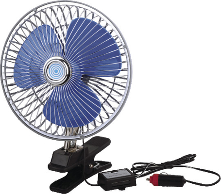 良い価格 トラックの12Vおよび24V電気ラジエーターのための銀製の電気冷却ファンにファン金属をかぶせなさい オンライン