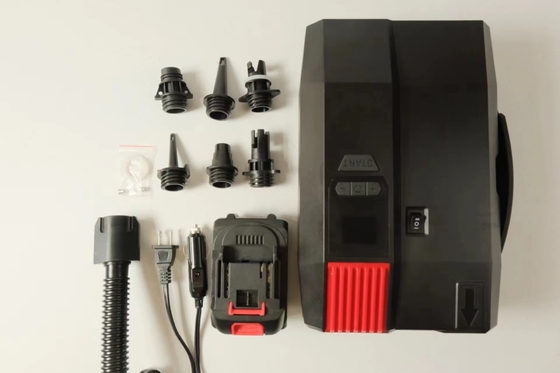 プラスチック カスタマイズされた色 ポータブル DC 12V SUP 電動ポンプ 電動 スタンドアップ パドルボード 電池付き デジタルポンプ