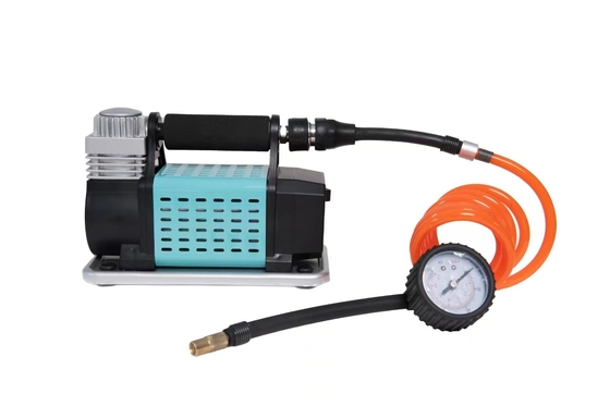 シングルシリンダー DC12V メタルポータブルカーエアコンプレッサー