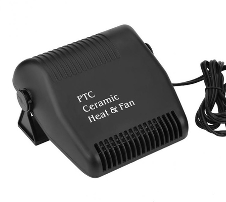 良い価格 150w 12v小型携帯用車のヒーター電気黒い色の長いワーキング・ライフ オンライン