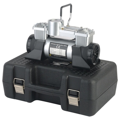 DC12V ポータブル メタルカーエアコンプレッサ プラスチックボックス コンプレッサキット