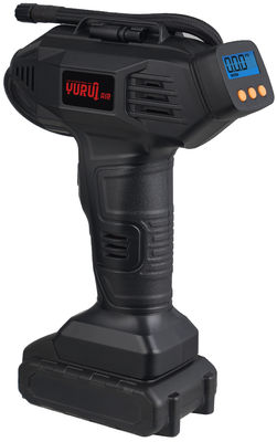 27L/min の流量率 12V DC モーターとタイヤの急速充電のための2000mAh の再充電電池を持つ携帯型空気圧縮機