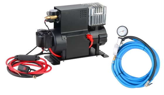 重用車用エアコンプレッサー DC12v/24v エアツールのタイヤ充電器