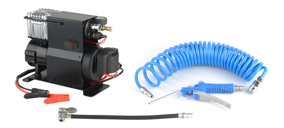 重荷金属自動車用空気圧縮機 Dc12v/24v トラック用 クロコディールクリップ
