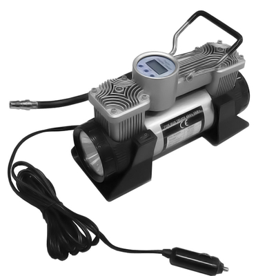 良い価格 自動車タイヤ充電器 デジタルゲージ 車用エアコンプレッサー DC 12v ダブルシリンダー オンライン